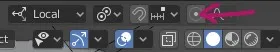 Click to enable 'Proportional Editing'
