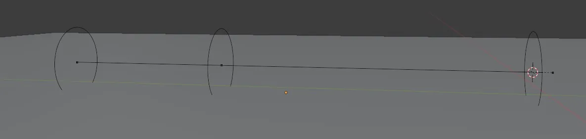 Empties over each Curve Point! Model is hidden to show the curve/empties better.