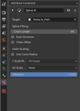 Bone Constraints Panel