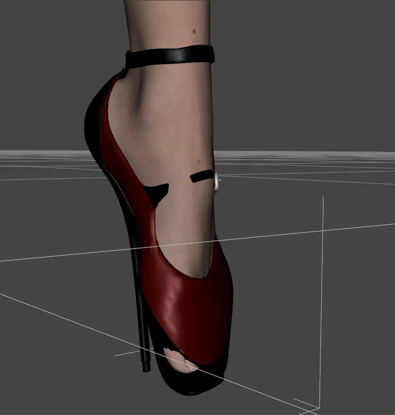 Right shoe example