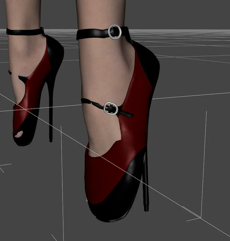 Left shoe example
