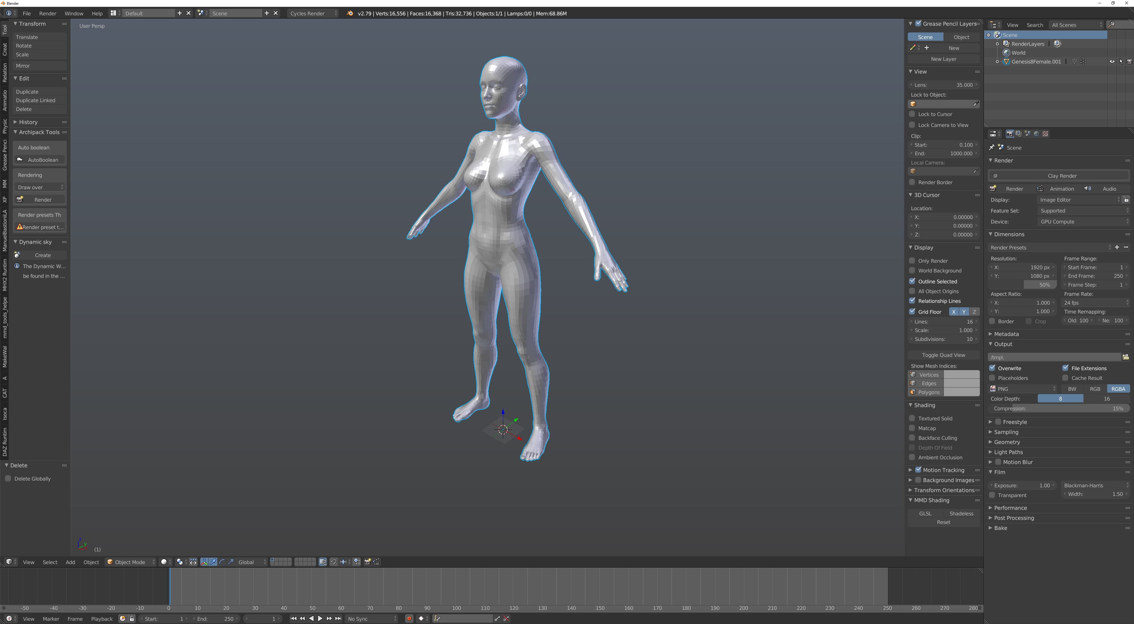 3d human body creator software