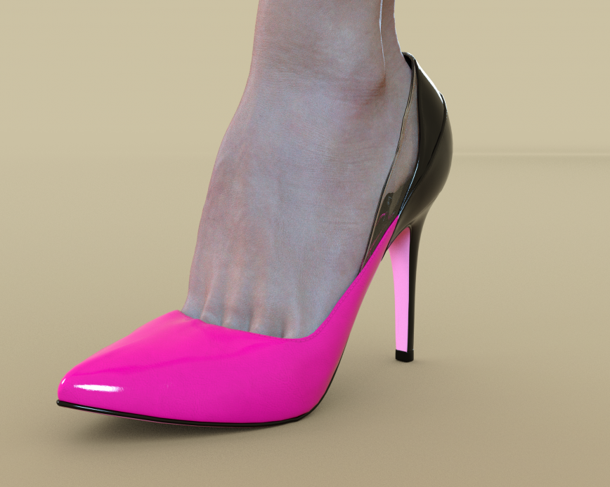 Tips for using Heels in Daz Studio 3D - Nabesaka